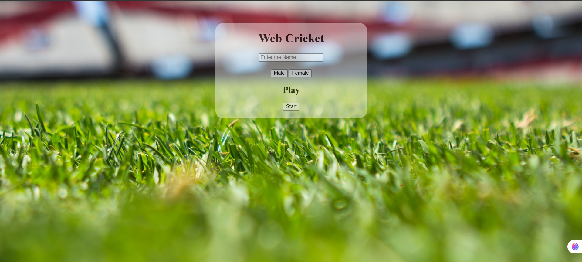 Web Cricket